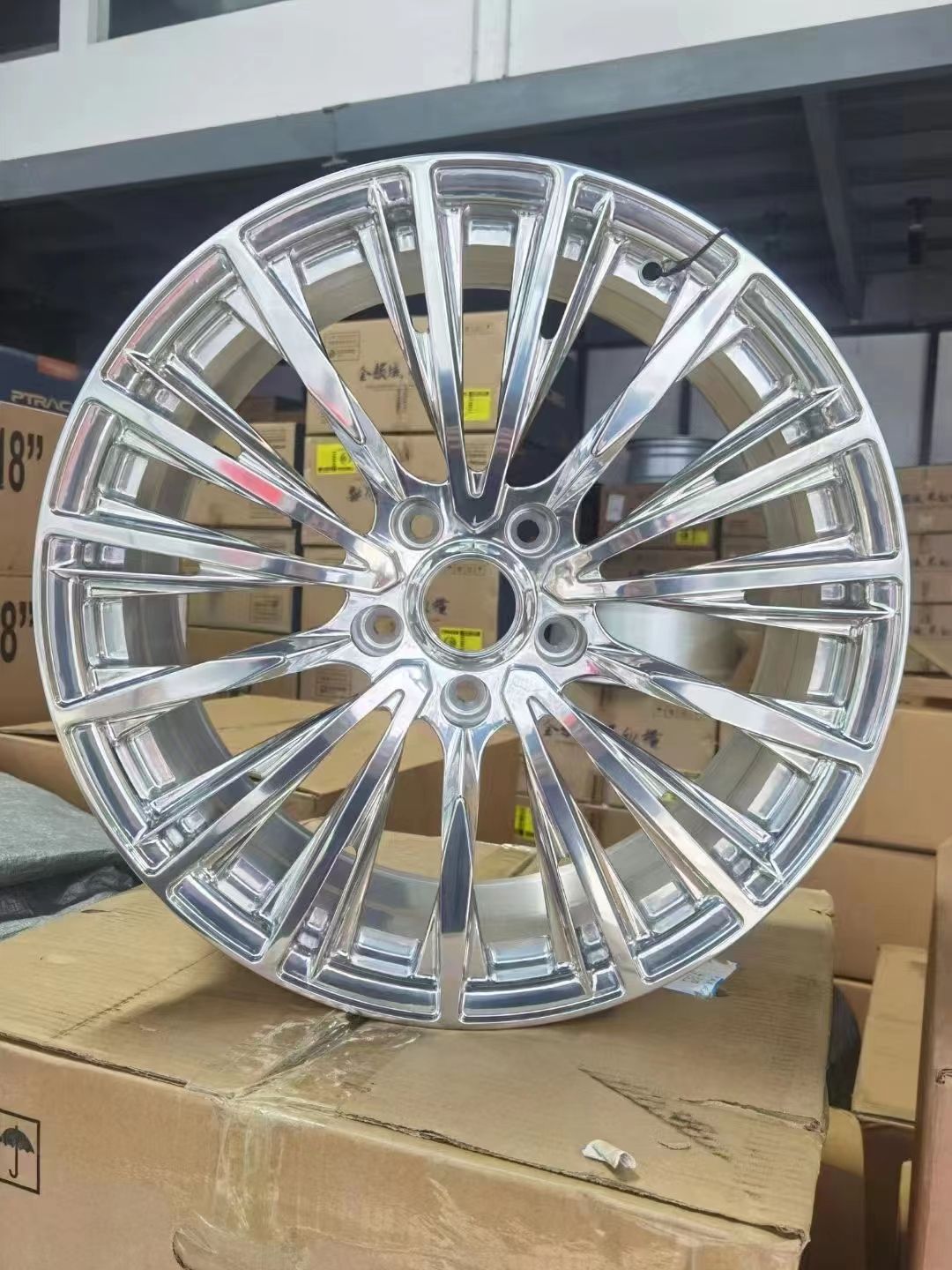 [Forged] Customized forged wheels 18 19 20 inch rims polished chrome wheel in Stock for Alphard Toyota