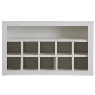 Hampton Bay Cambridge White Shaker Assembled Flex Wall Cabinet with Shelves and Dividers (30 in. W x 13 in. D x 18 in. H) CM3018X-WH