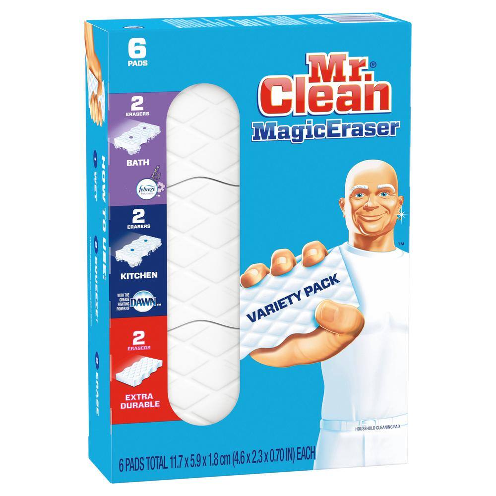 Mr. Clean Magic Erasers Multi-Purpose Cleaning Sponge (6-Count) (Multi-Pack 2) 078557164770