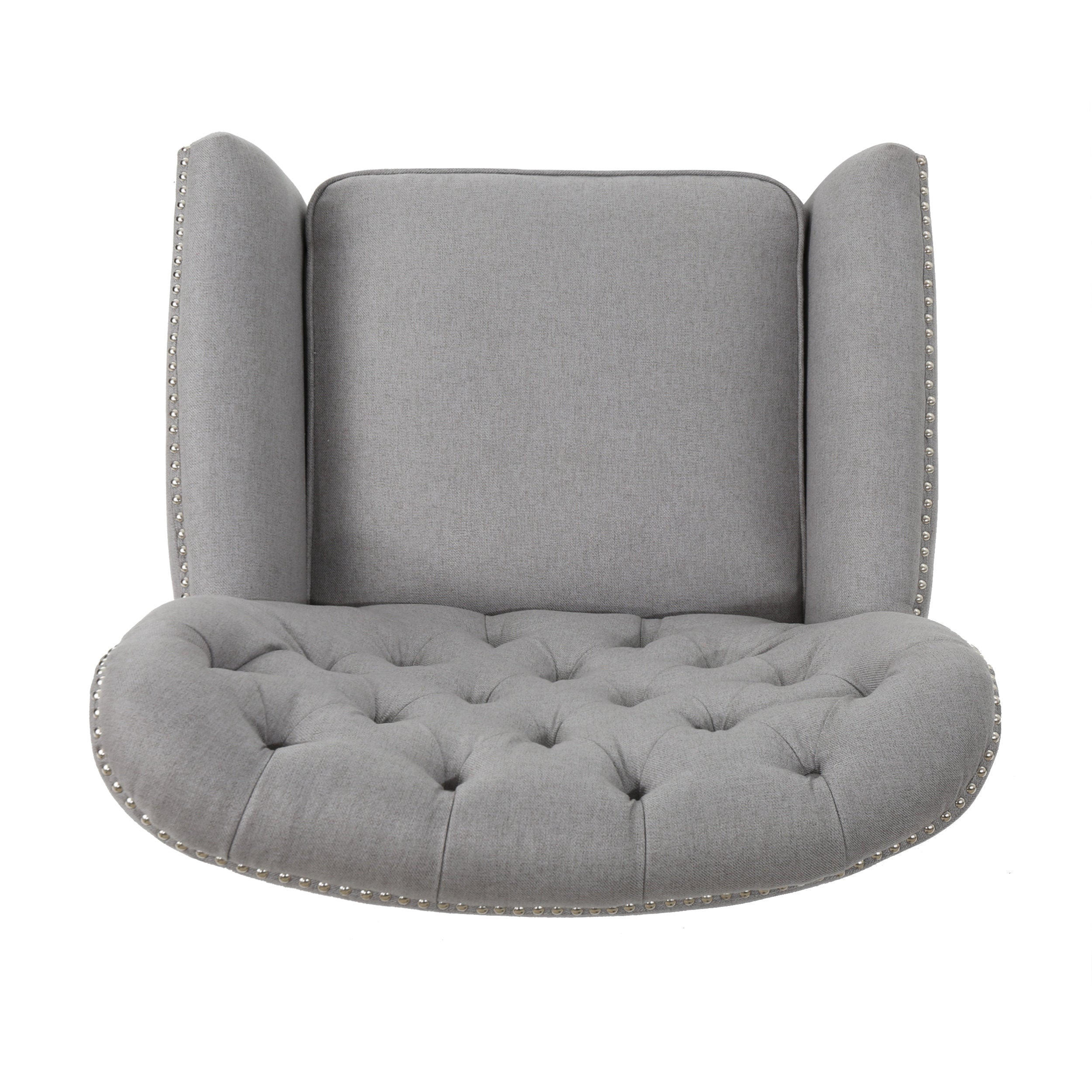 Carlyle Tufted Back Fabric Recliner Armchair