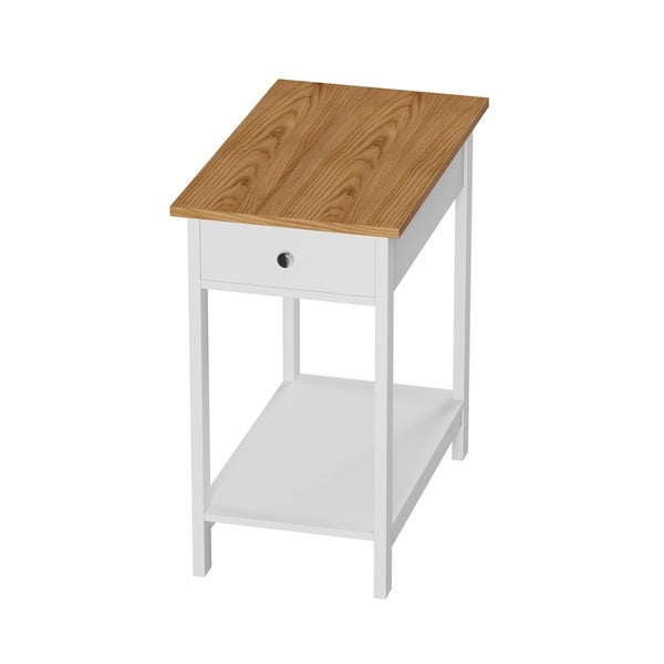 Side Table with Drawer by Lavish Home