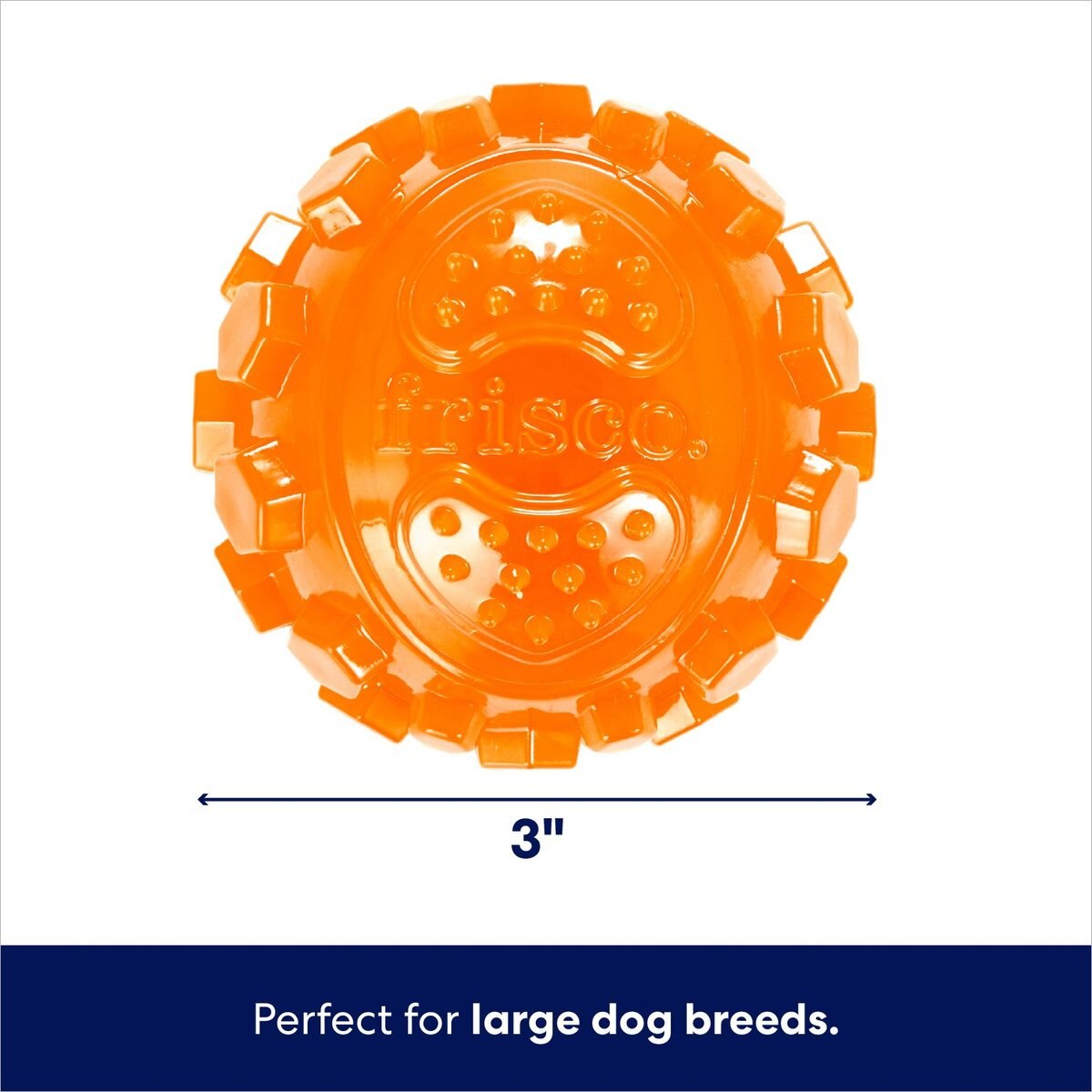 Frisco Fetch Squeaky TPR Ball Dog Toy