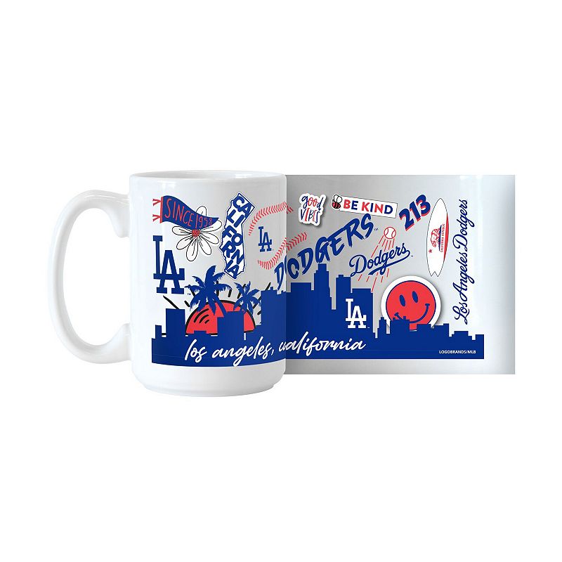 Los Angeles Dodgers 15oz. Native Ceramic Mug