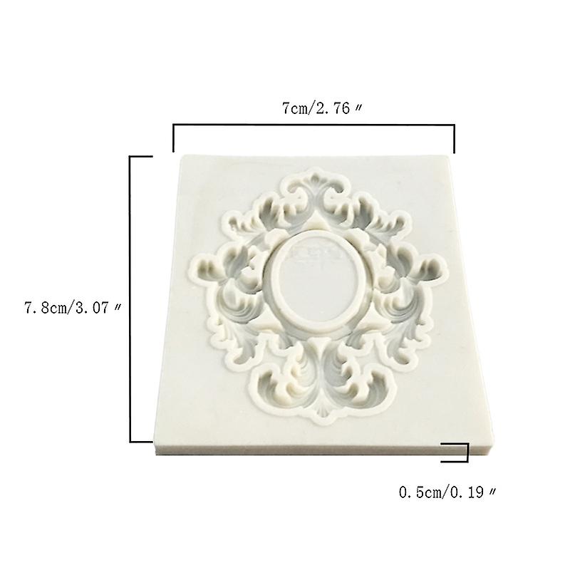 Embossed Lace Cake Mold - 1pc