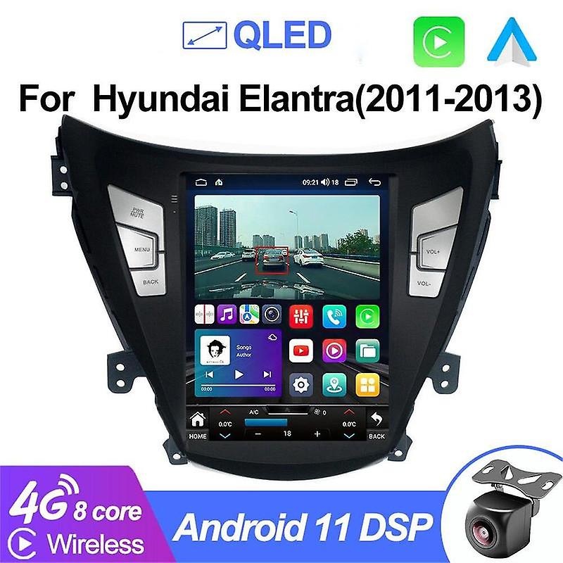 Android Car Radio Multimedia Stereo For Hyundai Elantra Avante I35 2011-2013 4G Carplay Tesla Style