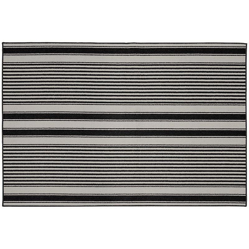 Garland Rug Cape Cod Striped Rug - 6' x 8'