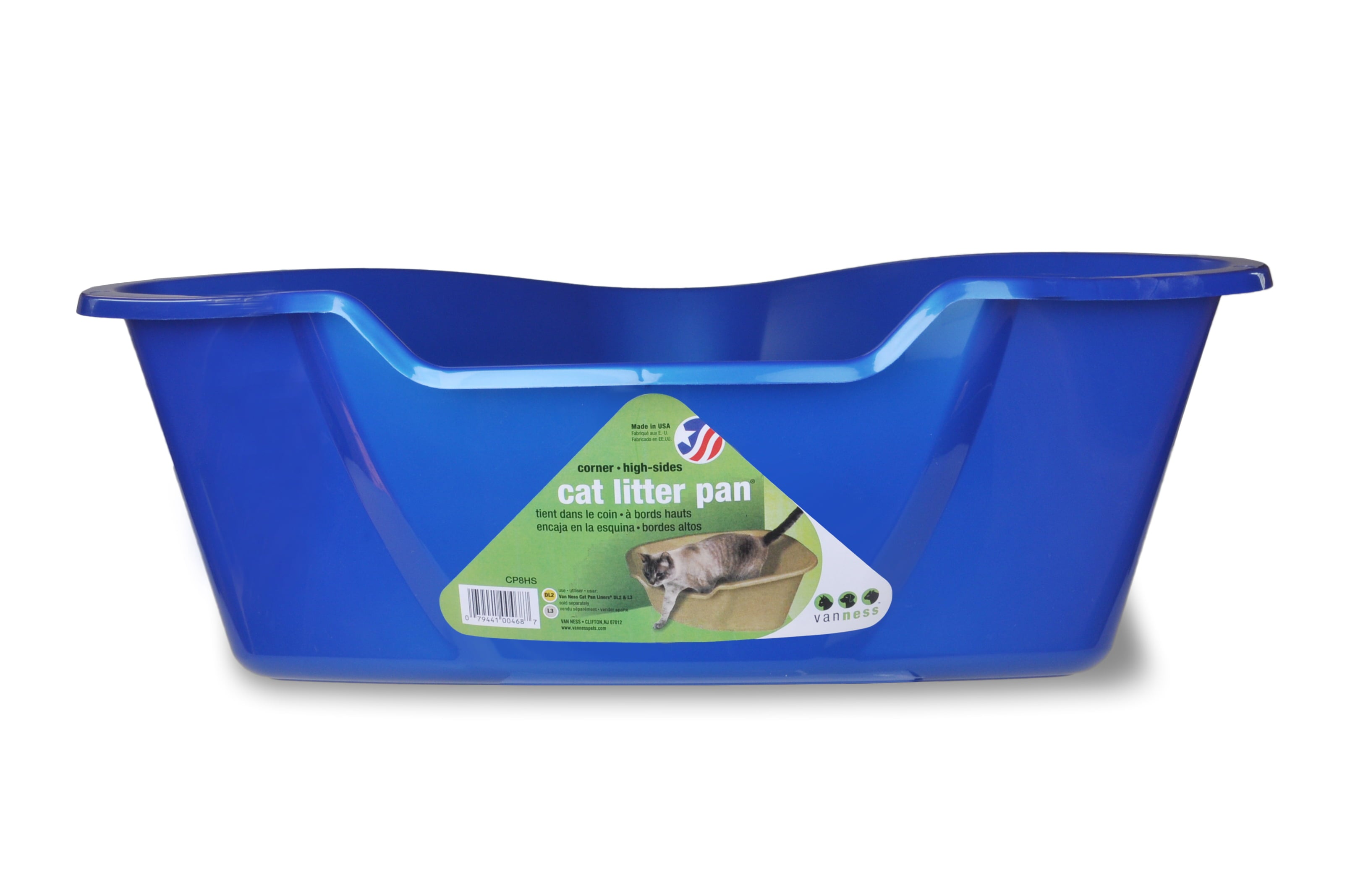 Van Ness High Sided Corner Cat Litter Pan