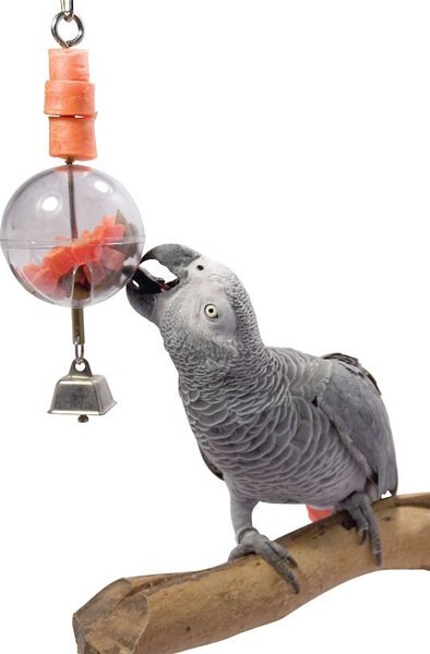 Caitec Featherland Paradise Foraging Sphere Bird Toy