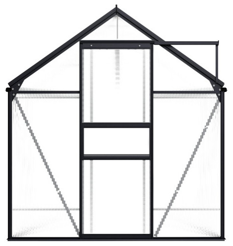 vidaXL Greenhouse Patio Grow House Outdoor Green House Anthracite Aluminum   Greenhouses   by vidaXL LLC  Houzz