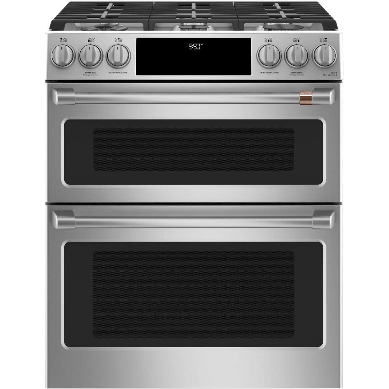 Café 30-inch Slide-in Dual-Fuel Range with Convection C2S950P2MS1