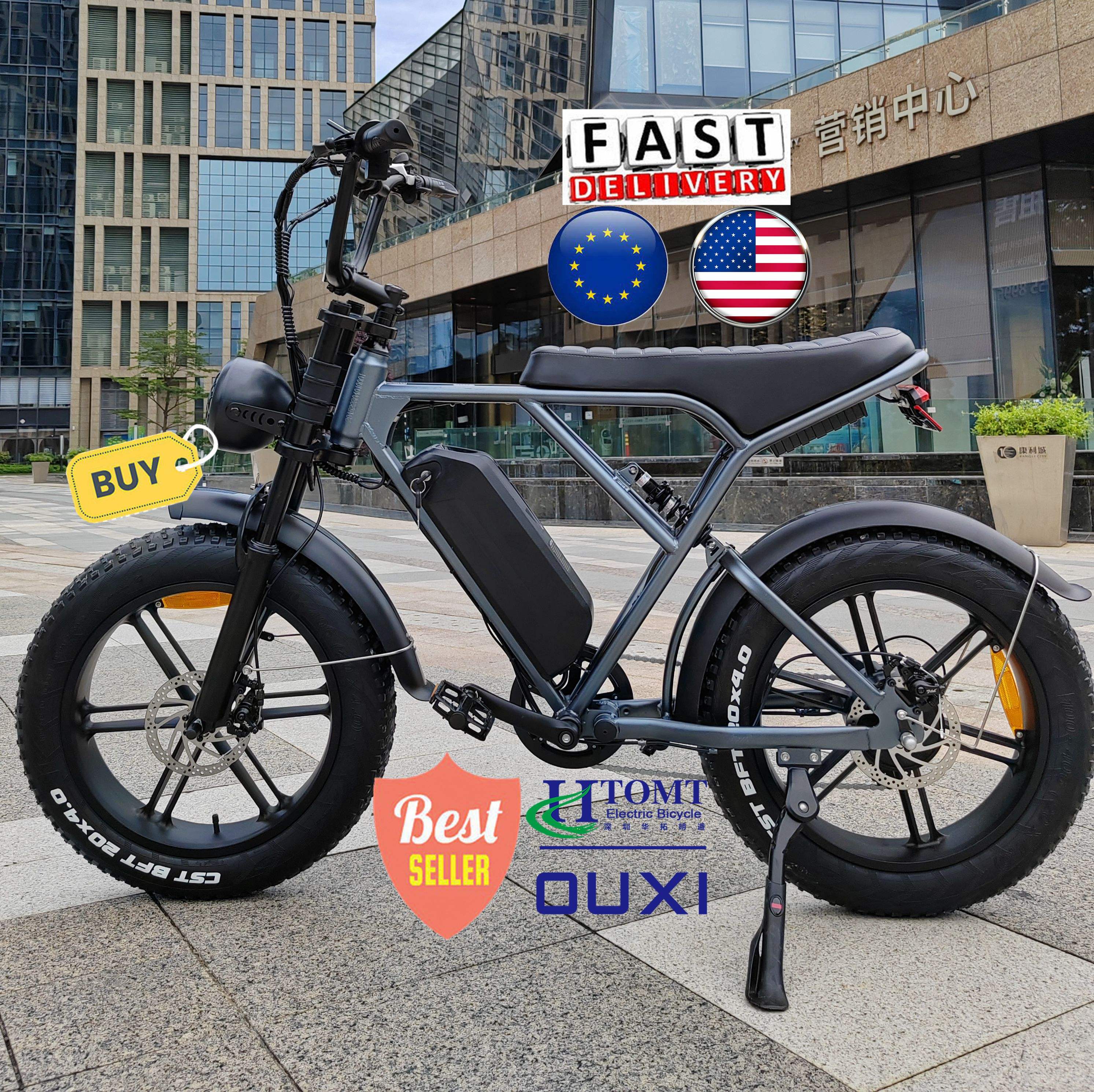 OUXI H9 Electric Bicycle Drop Shipping E bike ce certificate 1000W High Speed Motor Electric Bicycle ouxi v8