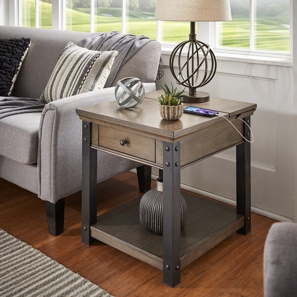 Richter Wood End Table by iNSPIRE Q Classic