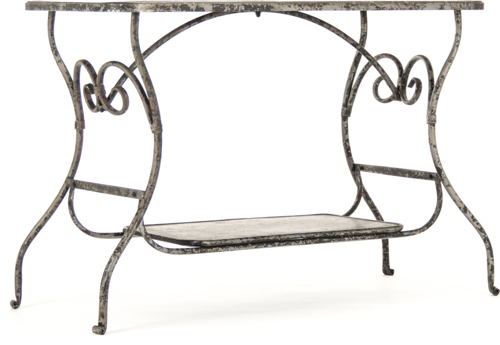 Iron Table   Farmhouse   Console Tables   by HedgeApple  Houzz