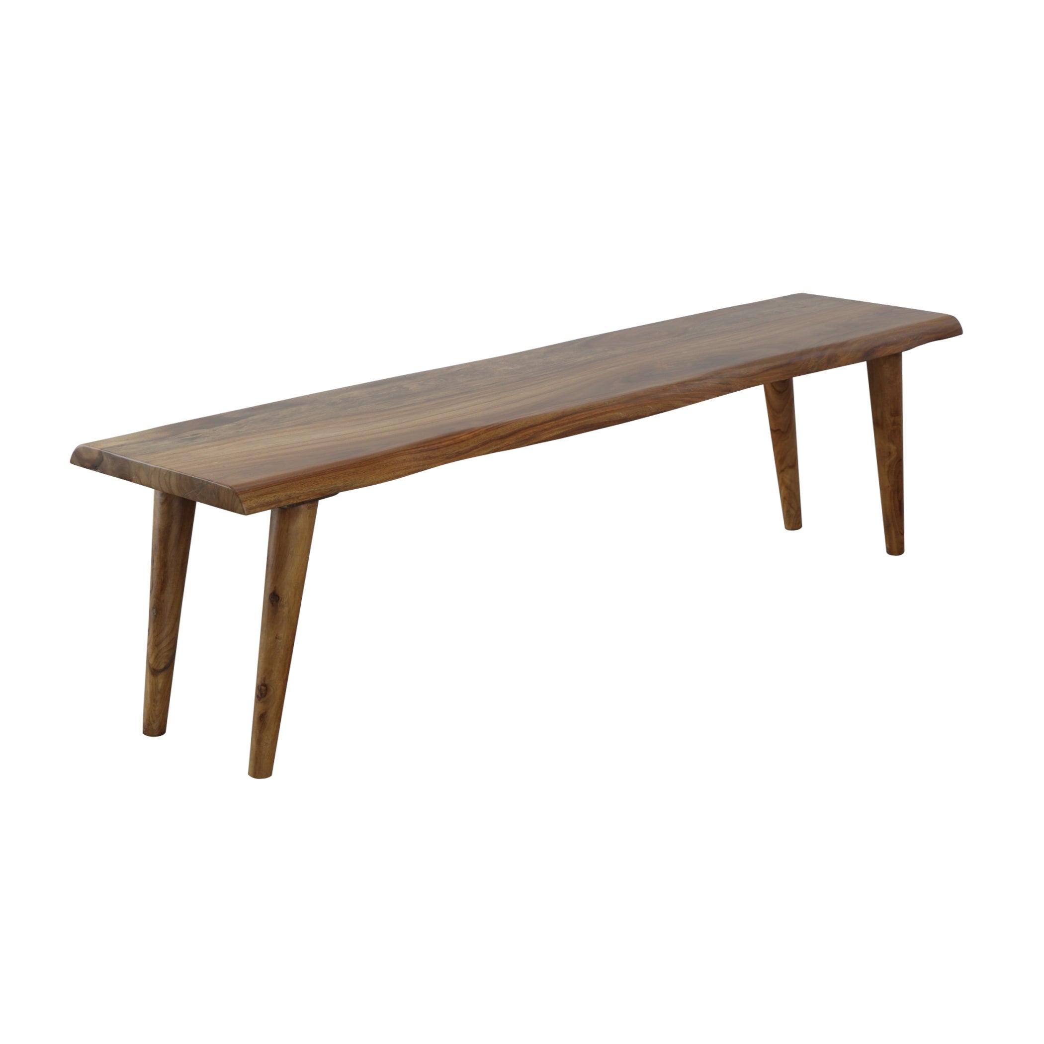 Mila Solid Wood Live Edge Dining Bench