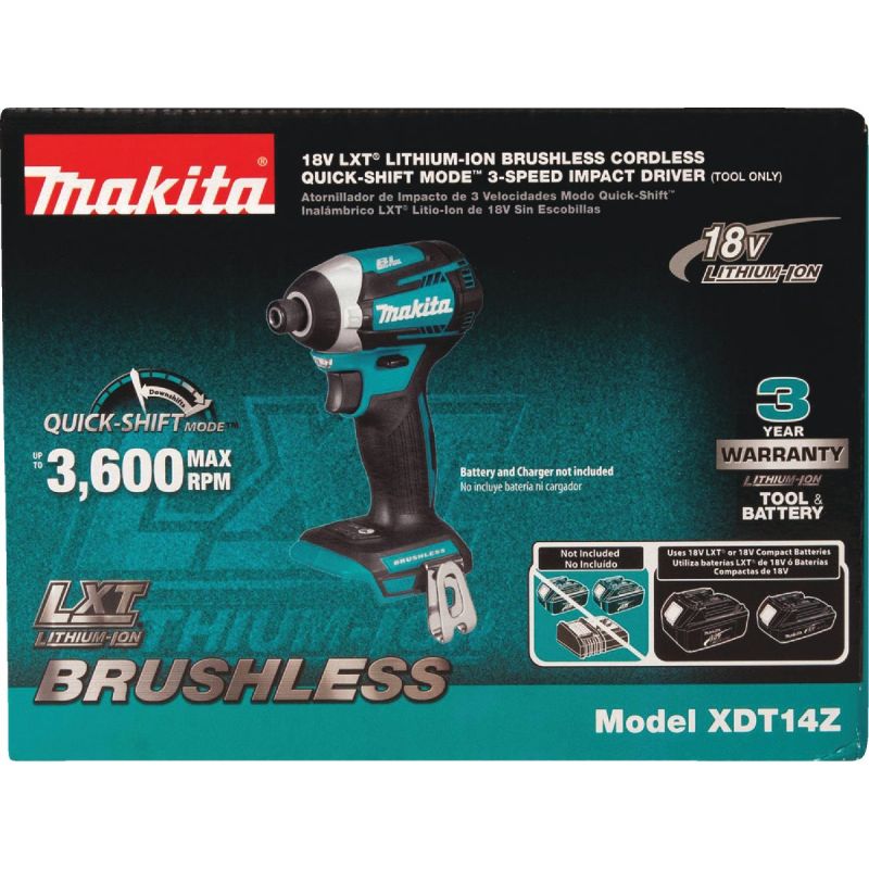 Makita 18V 3-Speed Brushless Cordless Impact Driver