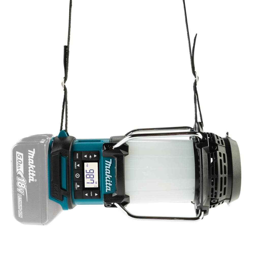 Makita 18V LXT Lantern with Radio Cordless Bare Tool XRM12 from Makita