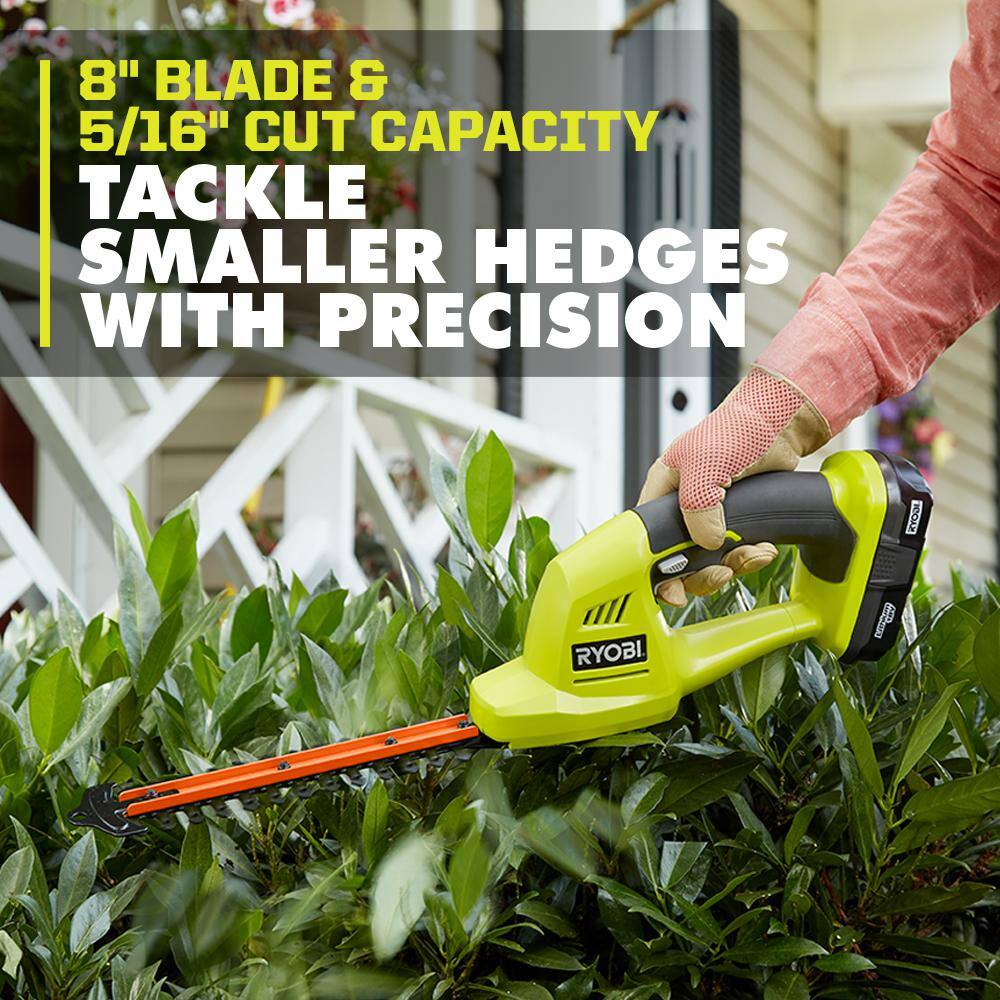 RYOBI ONE+ 18V Cordless Battery Grass Shear and Shrubber Trimmer (Tool Only) P2900BTL