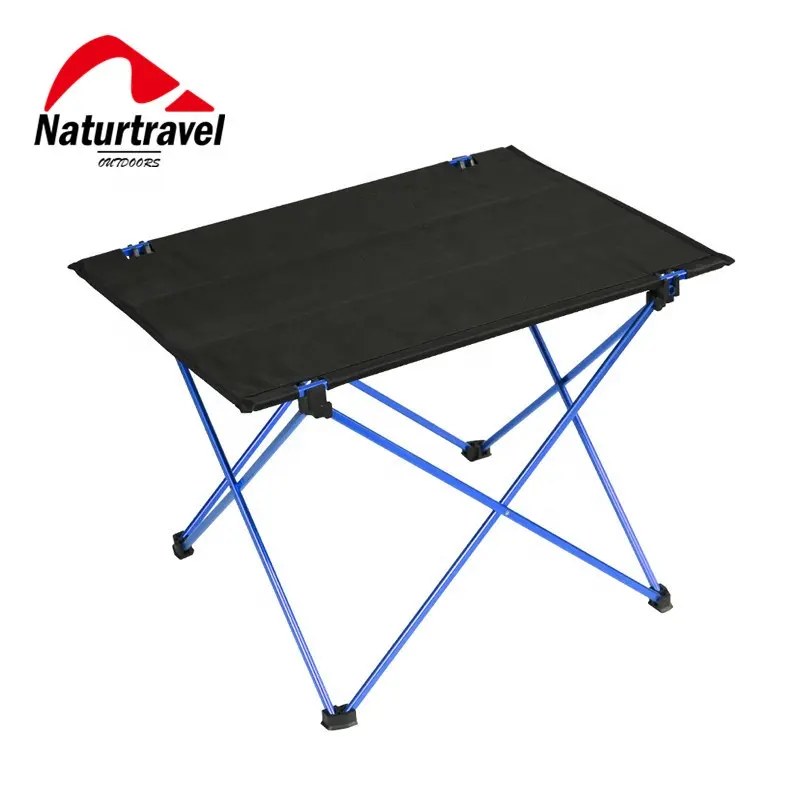 Naturtravel Portable Camping Desk Aluminum Table for Picnic Hiking Camping Beach Table Small Size Folding Picnic Table