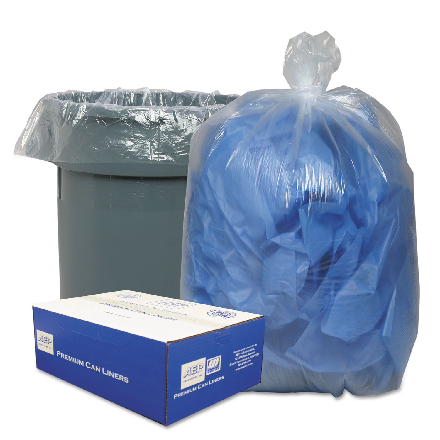 Linear Low-Density Can Liners by Classic Clear WBI303618C