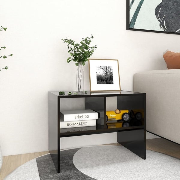 vidaXL Side Table Black 24