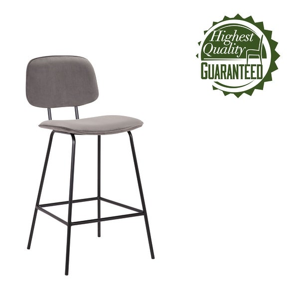 Porthos Home Ekta Velvet Counter Height Stools (Set of 2)