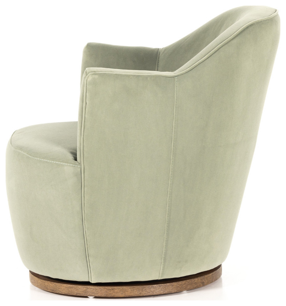 Adonis Swivel Chair Thames Slate   Modern   Armchairs And Accent Chairs   by Virgil Stanis Design  Houzz