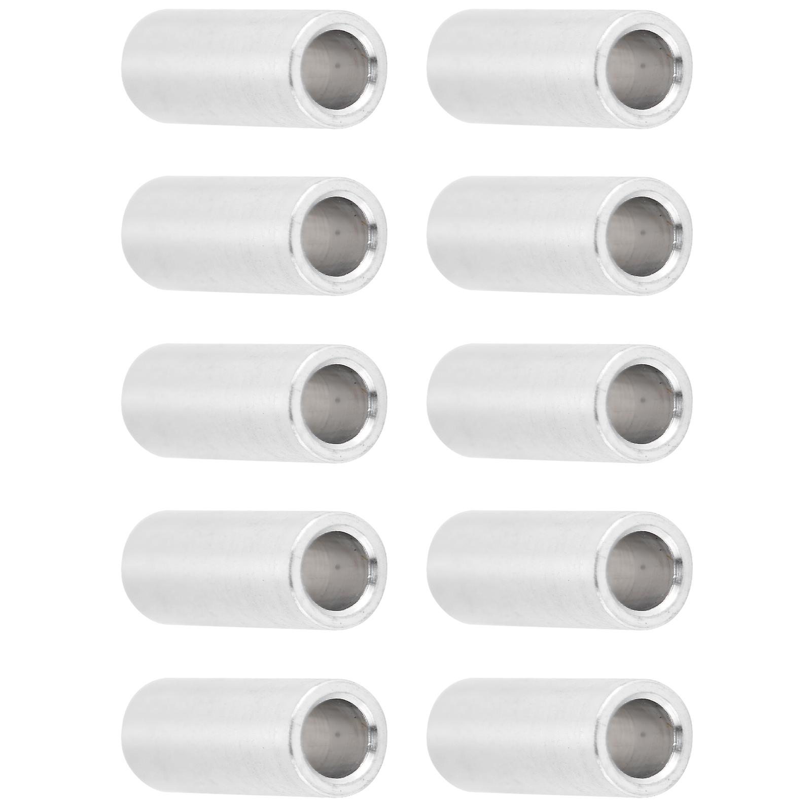 10pcs Round Spacer Aluminum Alloy Unthreaded Standoff Support Fittings 6mm Outer Diameterlong 16mm