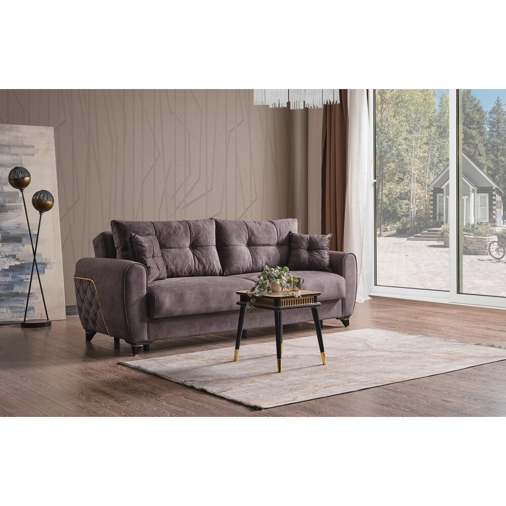 Muhsin Modern One Sofa One Chair Living Room Set