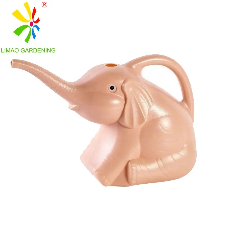 Factory supply  2L plastic elephant cute watering can