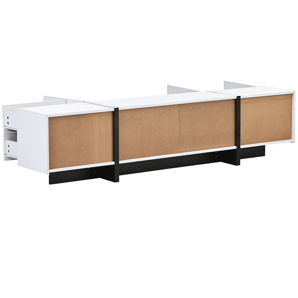 Modern Living Room TV Stand Media Cabinets with Storage   74.80\