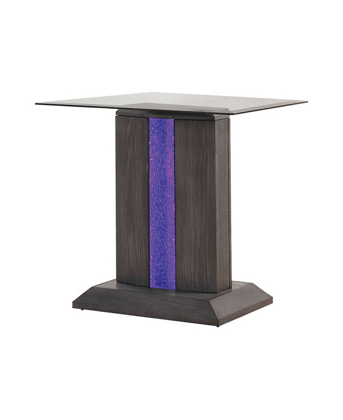 Furniture of America Aricelle LED Lights End Table