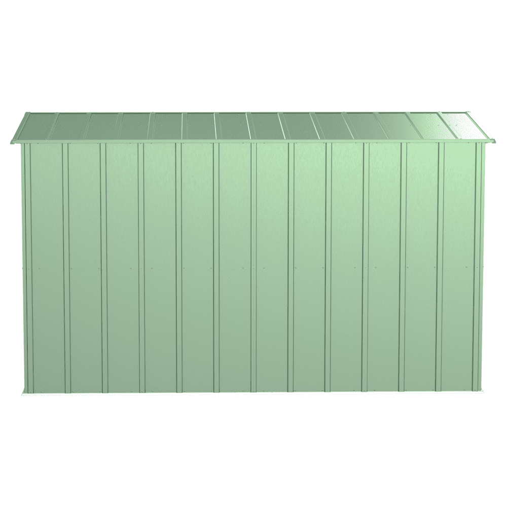 Arrow Classic Steel Storage Shed, 10x4, Sage Green