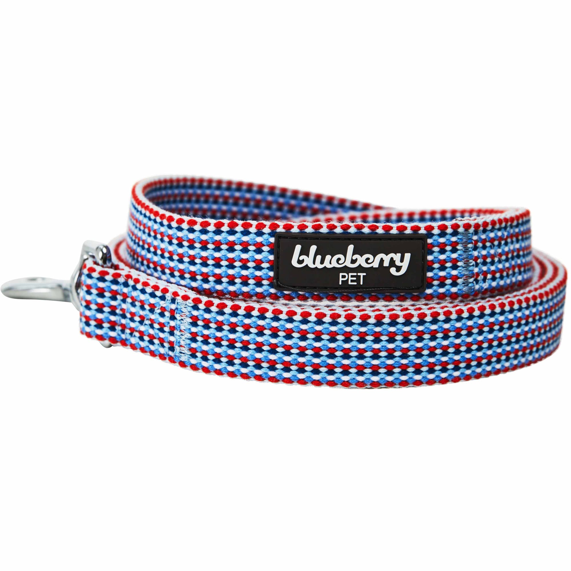 Blueberry Pet Multicolor Braids Dog Leash， 5 ft.， Small