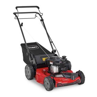 Toro 22 in. Recycler Briggs  Stratton High Wheel FWD Gas Walk Behind Self Propelled Lawn Mower with Super Bagger 21442