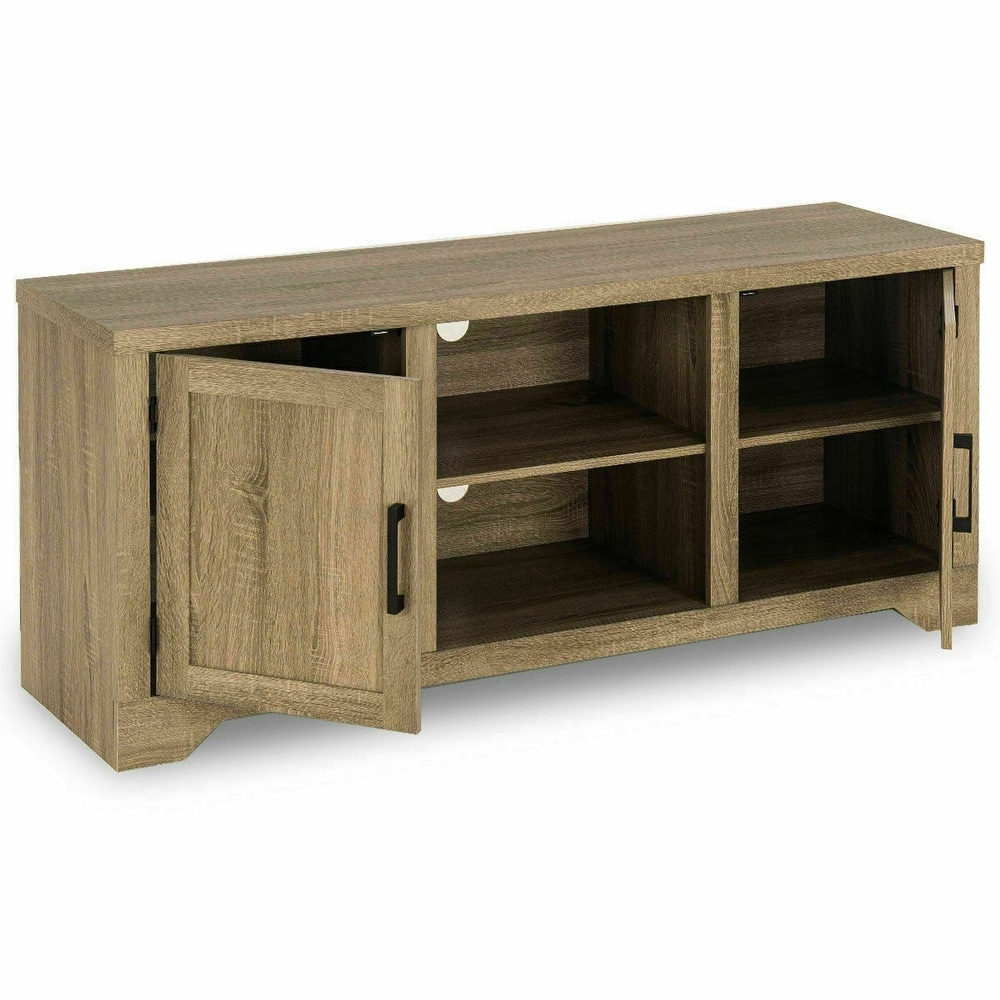 Rustic TV Stand Entertainment Center Storage Cabinet   58\