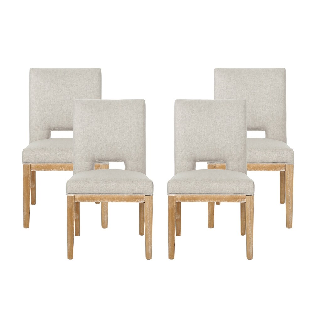 Riverlake Upholstered Dining Chairs (Set of 4) by Christopher Knight Home