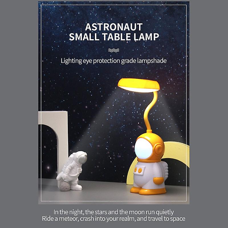 Led Table Lamp Cartoon Cute Night Light Child Eye Protection Reading Study Light Charging Table Lamp