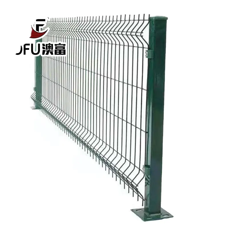 Garden metal Buildings fencing Supplies Outdoor Metal Material 3D Bending Curved Welded Steel Wire Mesh