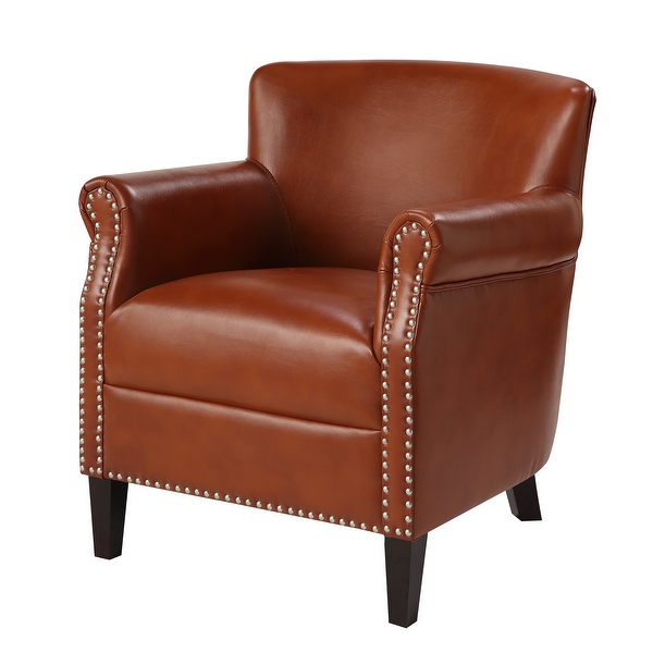 Hendrick Faux Leather Club Chair by Greyson Living