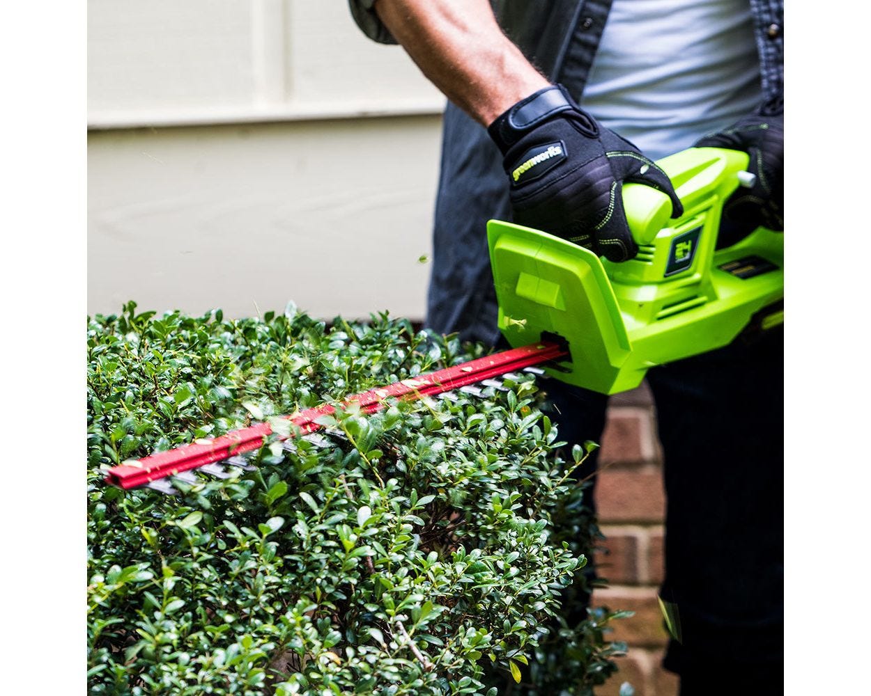 24V 20-Inch Hedge Trimmer  Battery | Greenworks Tools