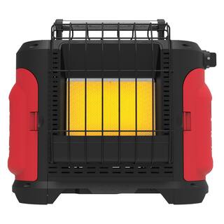 Dyna-Glo Grab N Go 18000 BTU Portable Radiant Propane Gas Recreational Heater in Red HA18R