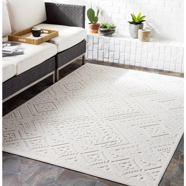 Mark amp Day Weurt Rectangle Woven Indoor And Outdoor Area Rugs Cream