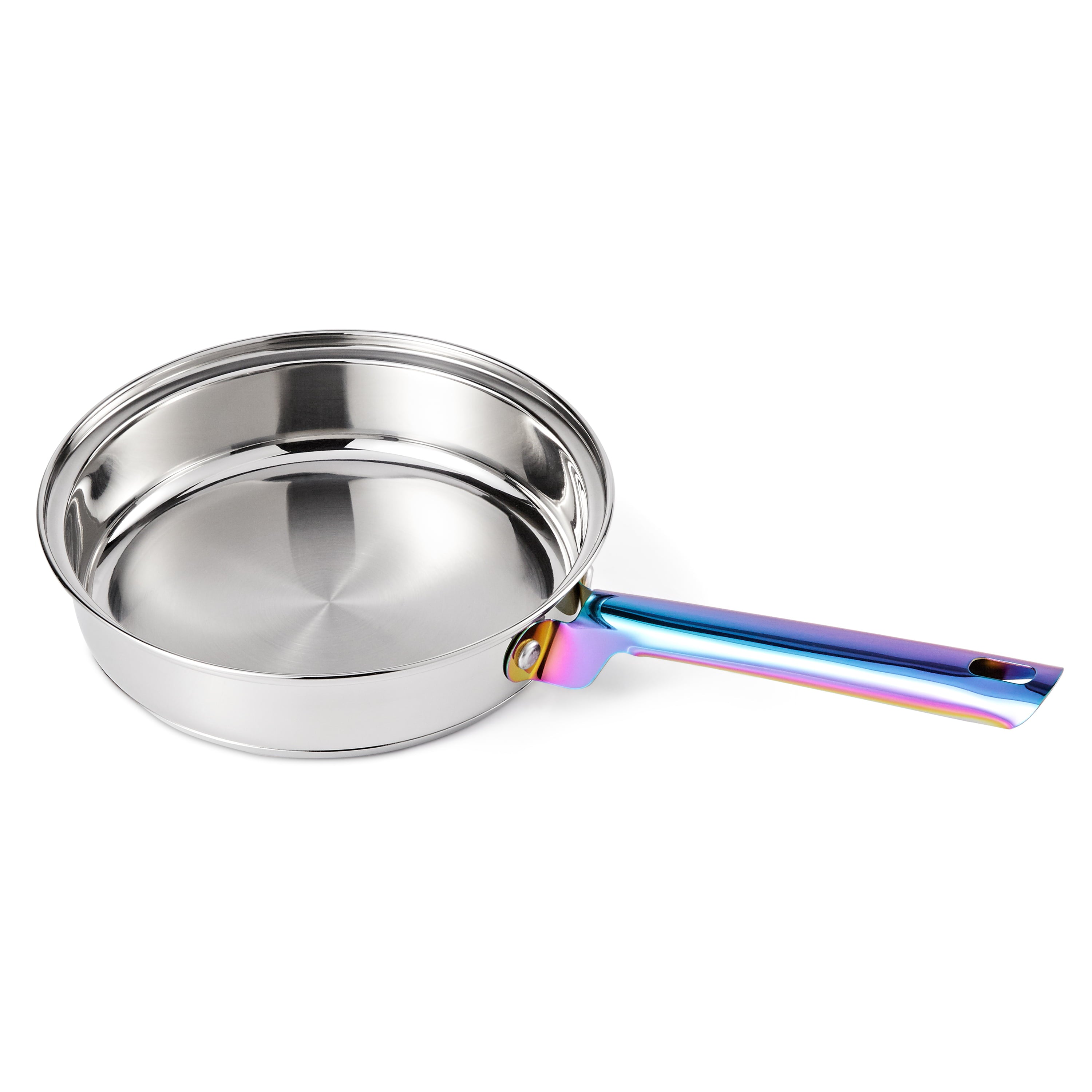 Mainstays Iridescent Stainless Steel 20-Piece Cookware Set， with Kitchen Utensils and Tools