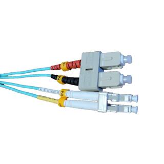 Micro Connectors Inc 2 m LCSC 10Gb Multi-Mode Duplex 50125 OM3 Fiber Optic Cable (2-Pack) FBR-10122M-2P