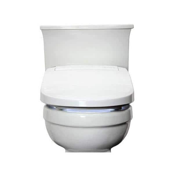 Alpha Bidet JX Electric Bidet Seat for Elongated Toilets in White