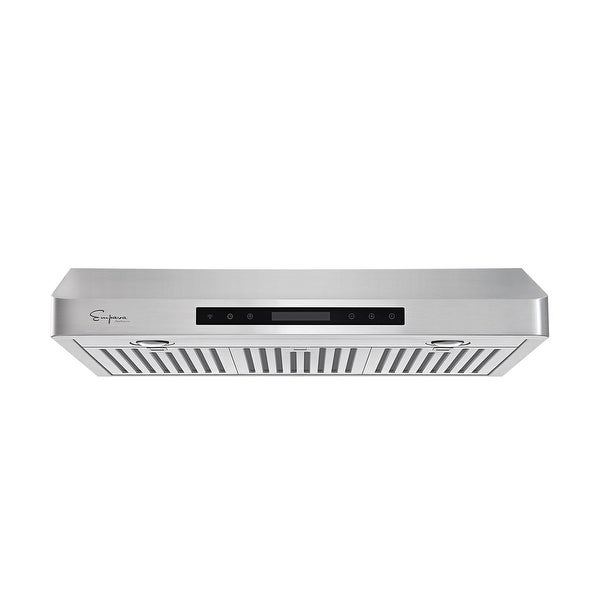 36 in. 500 CFM Ducted Under Cabinet Range Hood in Stainless Steel with Permanent Filters - Delay Shut-off