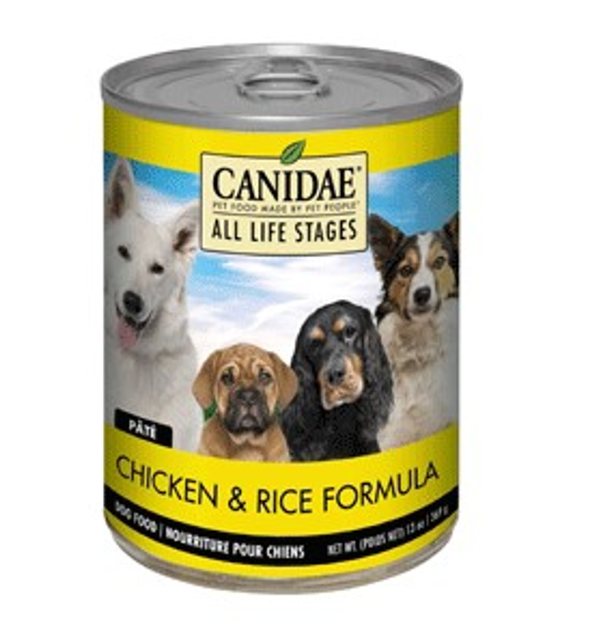 Canidae All Life Stages Chicken and Rice Formula Canned Dog Food， 13 Oz.