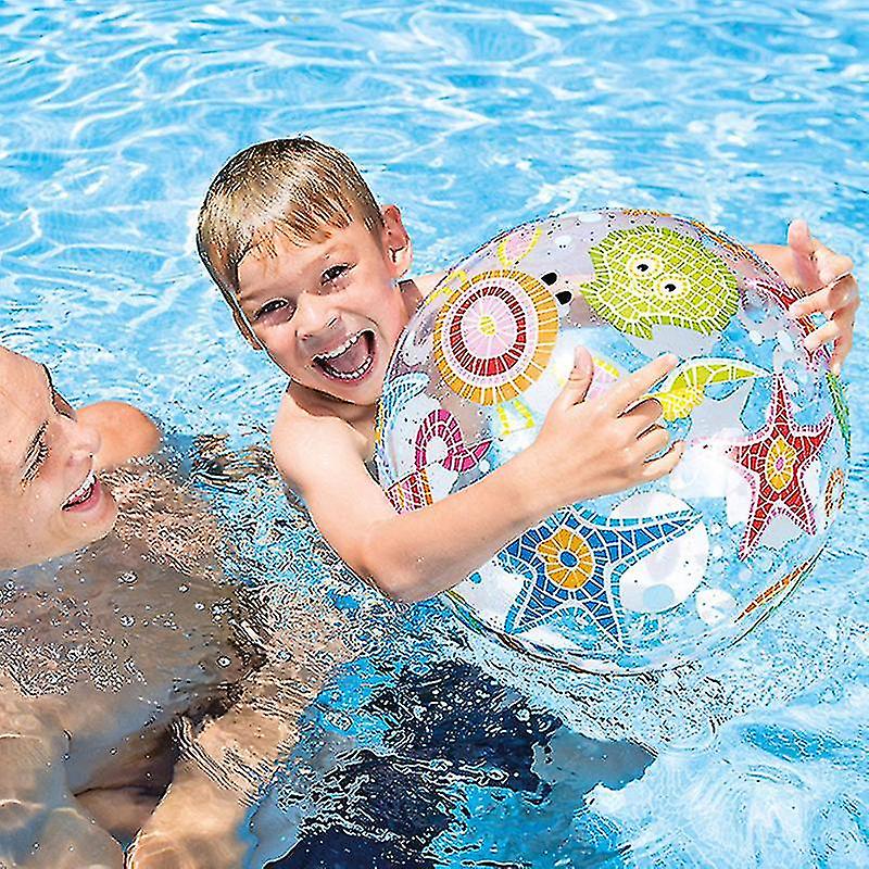 3pcs Beach Ball Playing Water Toy Inflatable Ball Summer Outdoor Activity