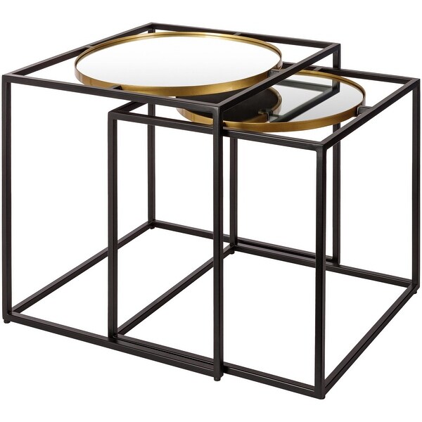 Karley Nesting Mirrored End Tables - 21