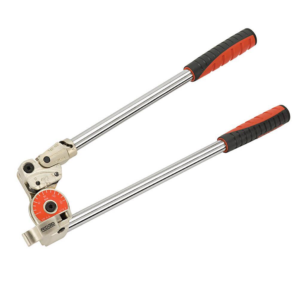 RIDGID 12 in. Model 608 Heavy-Duty Stainless Steel Pipe and Tubing Bender with Extra Long 16 in. Handles (Imperial) 38048